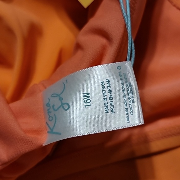 NWT So alluring Salmon tummy control slimming adjustable strap swim bathing suit - Picture 13 of 13